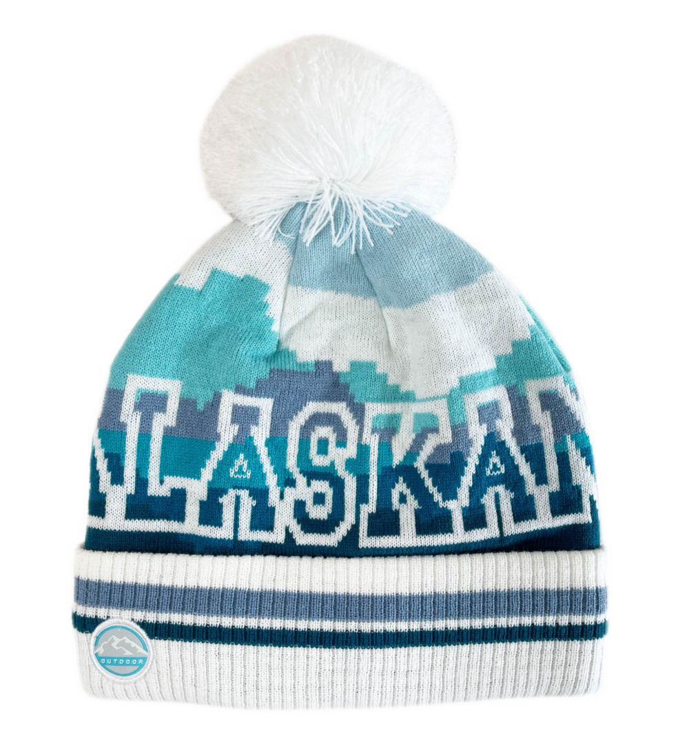 Шапка женская Alaskan Knitted мультиколор 
