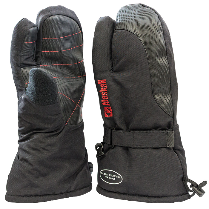 Варежки Alaskan Two Fingers   M (AWGTFBM) черн.