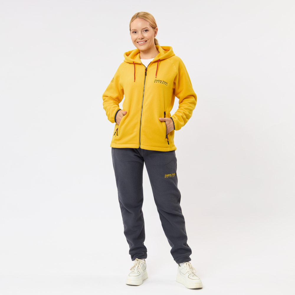 Костюм флисовый Alaskan жен.Velona желтый/серый     XS