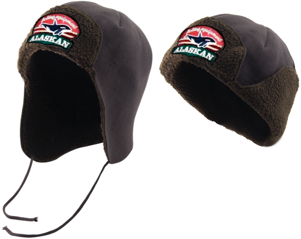 Шапка Alaskan флисовая  коричневая (R90001Br)