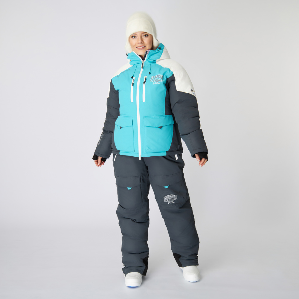 Костюм зимний Alaskan Vanda жен.    XS бел/голуб/сер 