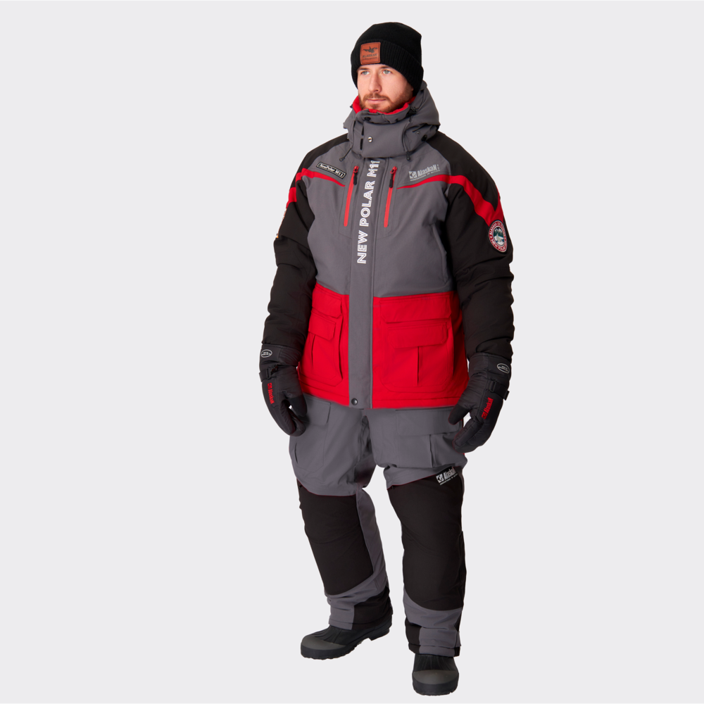 Костюм зимний Alaskan NewPolar M11   S красн/сер/черн