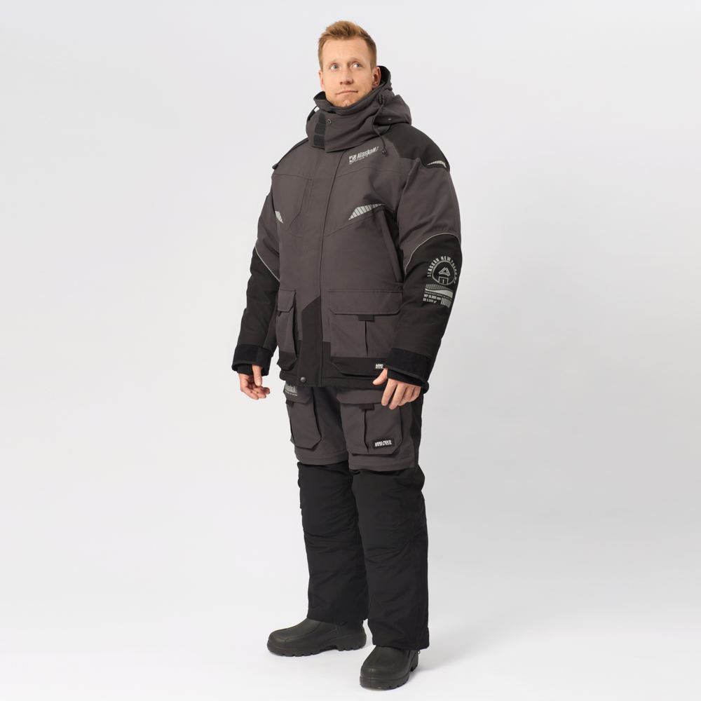 Костюм зимний Alaskan New Polar M3 т.серый/черный    S 