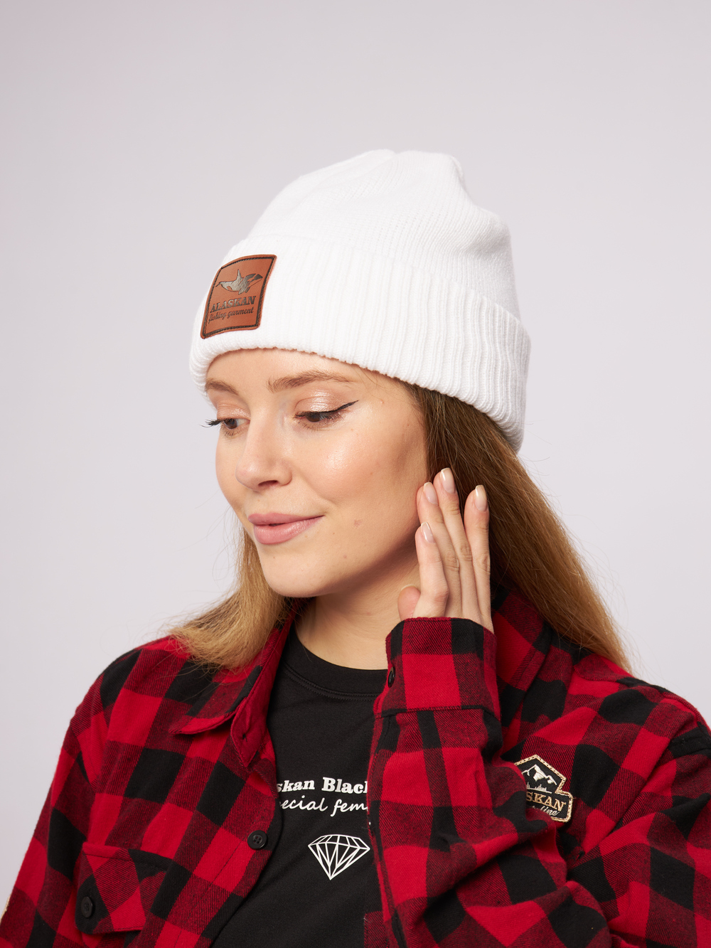 Alaskan Hat Beanie белая 02