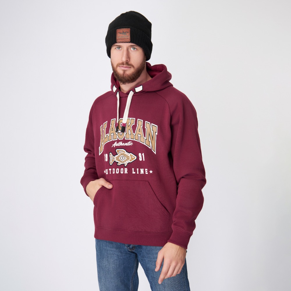 Alaskan Promo Hoodie Claret 03
