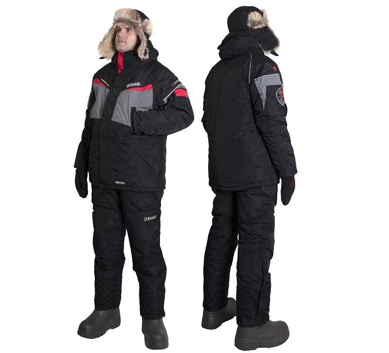 Костюм зимний Alaskan Dakota  cерый/черный     XS
